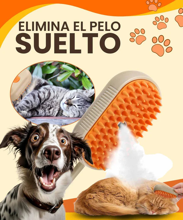 Cepillo a Vapor Para Mascotas